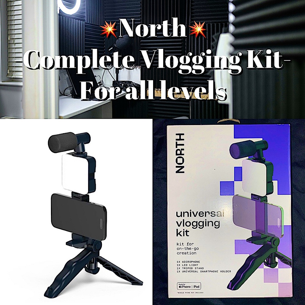 ✨North - The Universal Complete Vlogging Kit✨NWT✨